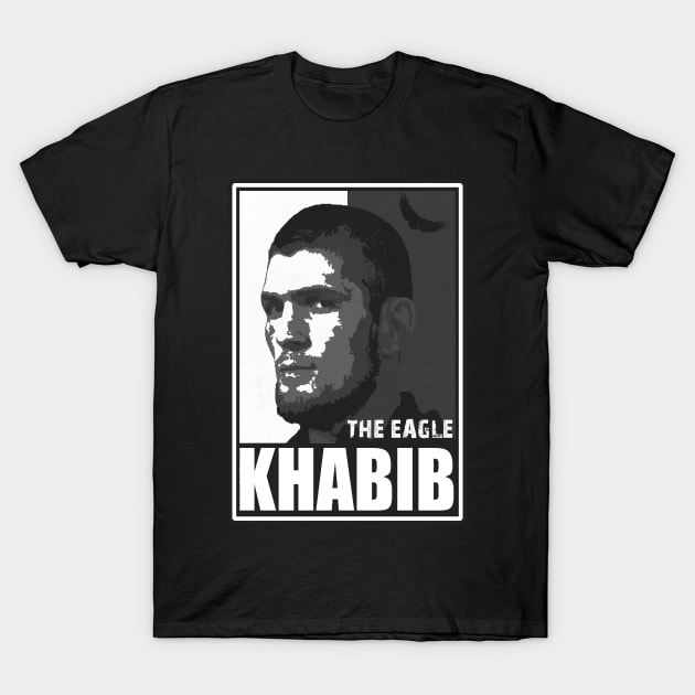 The Eagle Khabib Nurmagomedov T-Shirt by kurticide